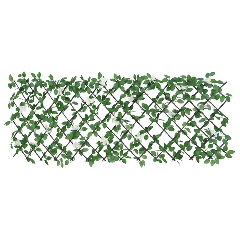 Casa si Gradina - Gradina si terasa - Garduri, panouri si accesorii - Spalier cu iedera artificiala, extensibil, verde, 186x30 cm - Infinity.ro