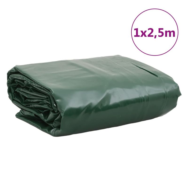 Casa si Gradina - Gradina si terasa - Umbrele si pavilioane - Pavilioane - Prelata, verde, 1x2,5 m, 650 g/m², model fără ochiuri - Infinity.ro