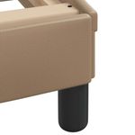Casa si Gradina - Mobilier - Paturi si accesorii - Paturi - Cadru de pat cu tablie, cappuccino, 80x200 cm, piele ecologica - Infinity.ro