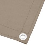 Casa si Gradina - Gradina si terasa - Umbrele si pavilioane - Umbrele - Paravan de balcon, gri taupe, 75x800 cm, 100% poliester oxford - Infinity.ro