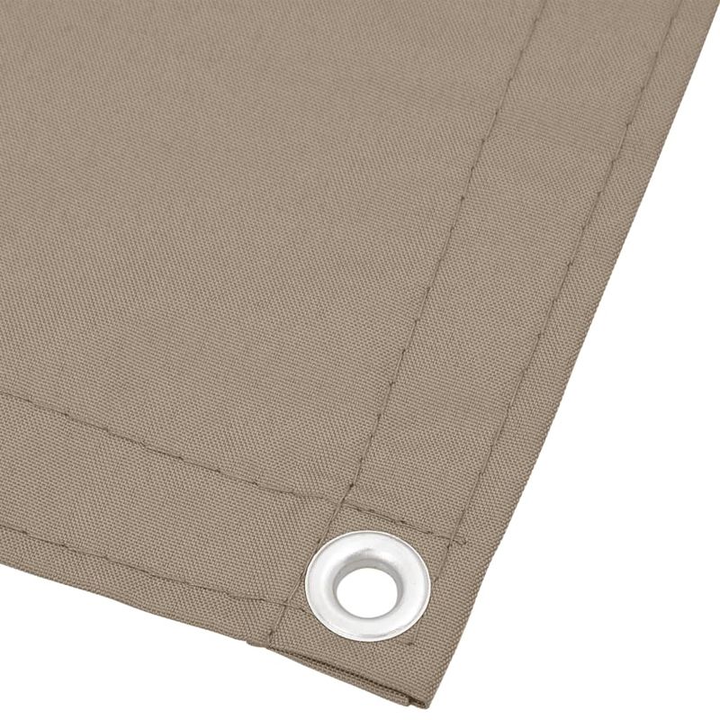 Casa si Gradina - Gradina si terasa - Umbrele si pavilioane - Umbrele - Paravan de balcon, gri taupe, 75x800 cm, 100% poliester oxford - Infinity.ro