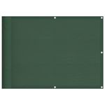 Casa si Gradina - Gradina si terasa - Umbrele si pavilioane - Umbrele - Paravan de balcon verde inchis 75x800 cm 100% poliester oxford - Infinity.ro