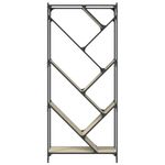 Casa si Gradina - Mobilier - Biblioteci si rafturi - Biblioteci - Biblioteca, stejar sonoma, 79x30x180 cm, lemn prelucrat/metal - Infinity.ro