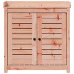 Casa si Gradina - Gradinarit si plante - Plante si ghivece - Ghivece si suporturi - Masa de plantare cu rafturi 82,5x50x86,5 cm lemn masiv douglas - Infinity.ro