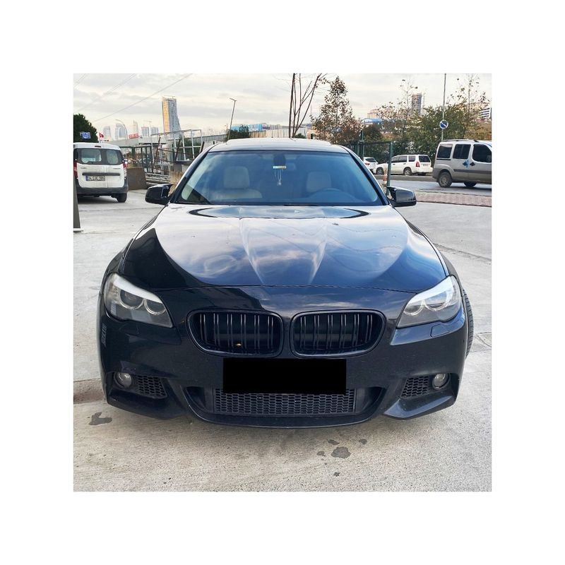 Auto si Moto - Piese auto si accesorii - Piese auto - Tuning - Set 2 buc. capace oglinzi laterale tip batman compatibile BMW seria 5 F10 2010-2013, negru lucios - Infinity.ro