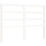 Casa si Gradina - Mobilier - Paturi si accesorii - Paturi - Cadru de pat cu tablie single mic, alb, 140x200 cm, lemn masiv - Infinity.ro