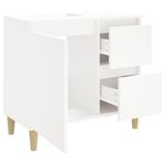 Casa si Gradina - Mobilier - Mobilier baie - Comode baie - Dulap de baie, alb, 65x33x60 cm, lemn prelucrat - Infinity.ro