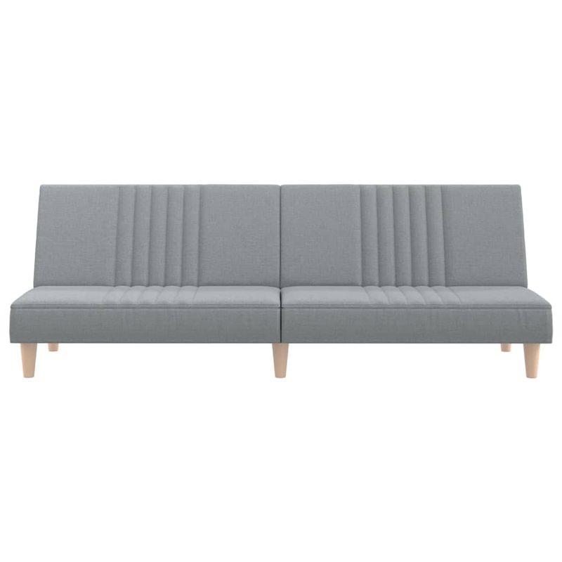 Casa si Gradina - Mobilier - Canapele si coltare - Canapele - Canapea extensibila, gri deschis, material textil - Infinity.ro