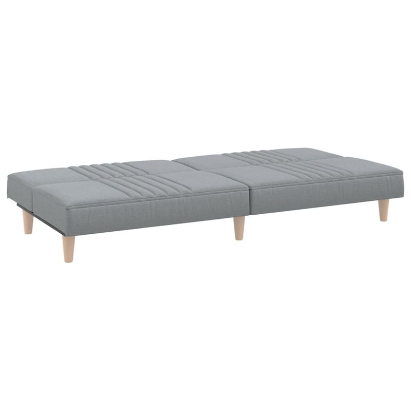 Casa si Gradina - Mobilier - Canapele si coltare - Canapele - Canapea extensibila, gri deschis, material textil - Infinity.ro