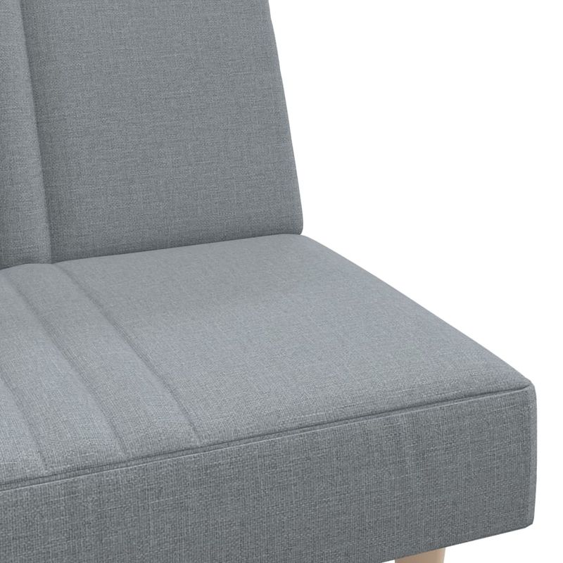 Casa si Gradina - Mobilier - Canapele si coltare - Canapele - Canapea extensibila, gri deschis, material textil - Infinity.ro