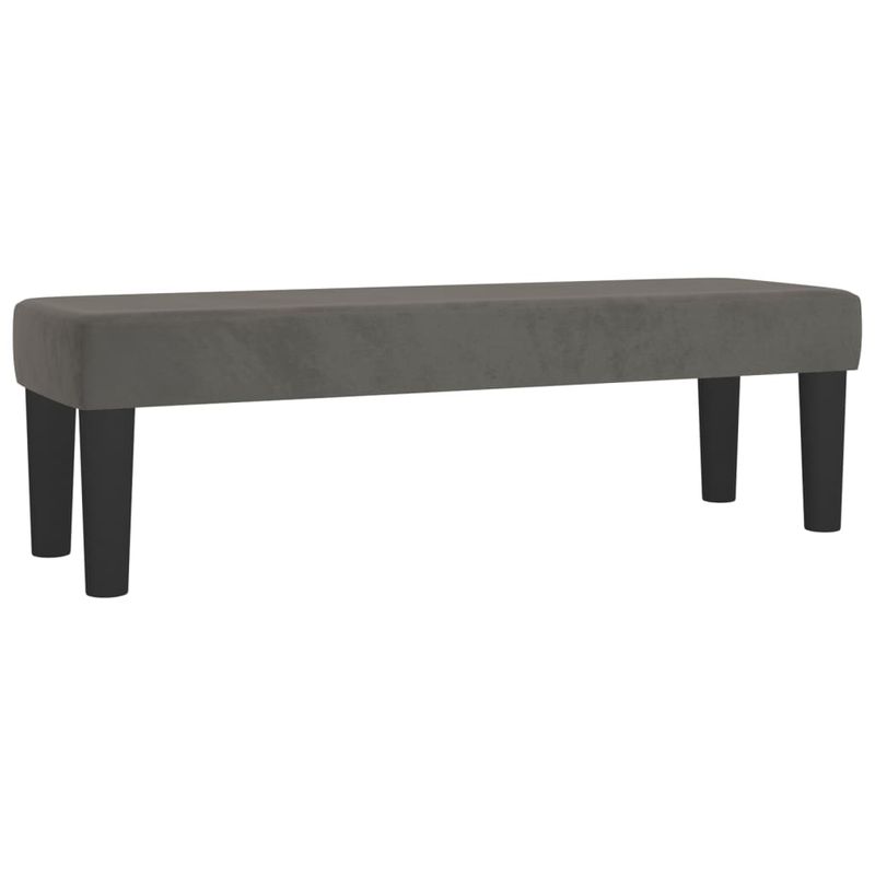 Casa si Gradina - Mobilier - Paturi si accesorii - Paturi - Pat box spring cu saltea, gri inchis, 140x190 cm, catifea - Infinity.ro