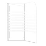 Casa si Gradina - Sanitare - Cazi si cabine de dus - Cabine dus - Cabina de baie, 120x68x130 cm, benzi din sticla securizata - Infinity.ro