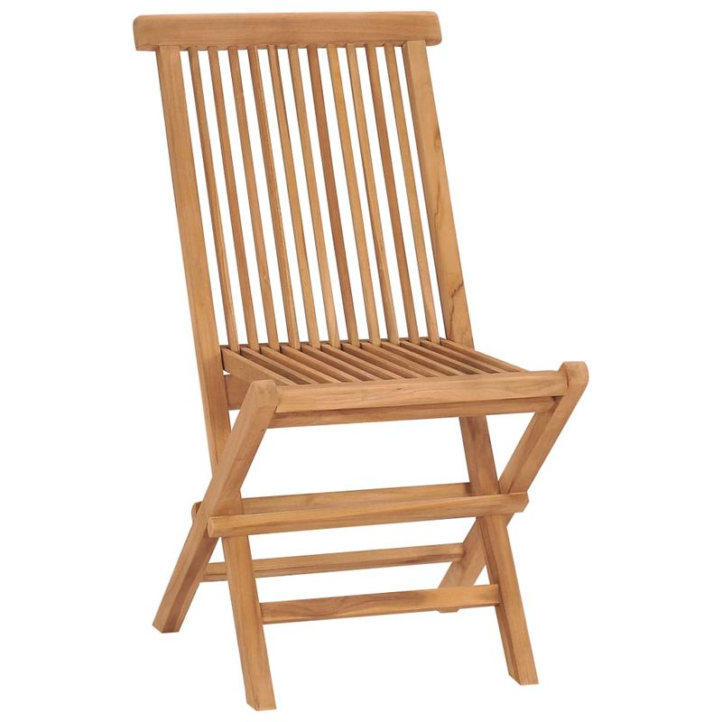 Casa si Gradina - Gradina si terasa - Mobilier exterior - Seturi mobila gradina - Set de mobilier de exterior pliabil, 5 piese, lemn masiv de tec, formă rotund, model fără cotieră - Infinity.ro