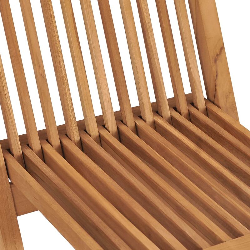 Casa si Gradina - Gradina si terasa - Mobilier exterior - Seturi mobila gradina - Set de mobilier de exterior pliabil, 5 piese, lemn masiv de tec, formă rotund, model fără cotieră - Infinity.ro