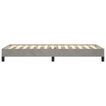 Casa si Gradina - Mobilier - Paturi si accesorii - Paturi - Cadru de pat, gri deschis, 80x200 cm, catifea - Infinity.ro