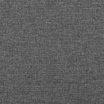 Casa si Gradina - Mobilier - Paturi si accesorii - Accesorii paturi - Tablie de pat cu aripioare gri inchis 83x23x118/128 cm textil - Infinity.ro