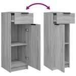 Casa si Gradina - Mobilier - Seturi de mobilier - Seturi baie - Set dulapuri de baie, 4 piese, gri sonoma, lemn prelucrat - Infinity.ro