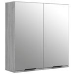 Casa si Gradina - Mobilier - Seturi de mobilier - Seturi baie - Set dulapuri de baie, 3 piese, gri sonoma, lemn prelucrat - Infinity.ro
