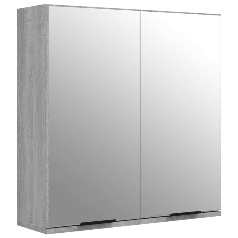 Casa si Gradina - Mobilier - Seturi de mobilier - Seturi baie - Set dulapuri de baie, 3 piese, gri sonoma, lemn prelucrat - Infinity.ro