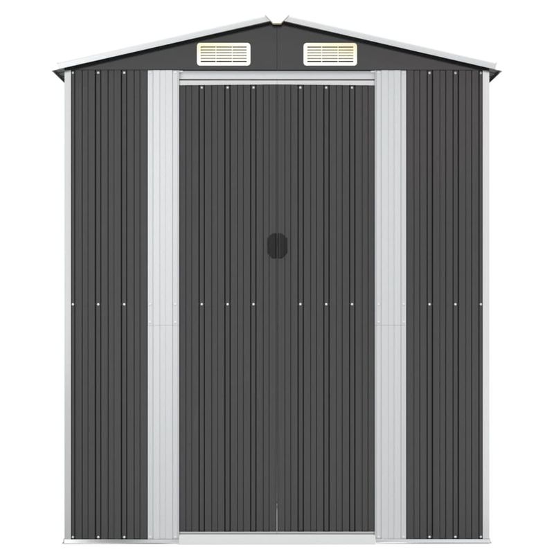 Casa si Gradina - Gradina si terasa - Casute de gradina - Sopron de gradina, antracit, 192x108x223 cm, otel galvanizat - Infinity.ro