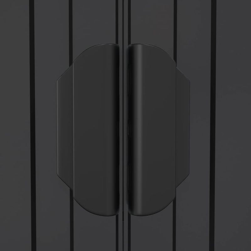 Casa si Gradina - Gradina si terasa - Casute de gradina - Sopron de gradina, antracit, 192x108x223 cm, otel galvanizat - Infinity.ro