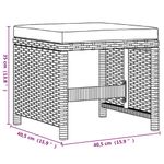 Casa si Gradina - Gradina si terasa - Mobilier exterior - Seturi mobila gradina - Set mobilier de exterior cu perne, 9 piese, bej, poliratan - Infinity.ro
