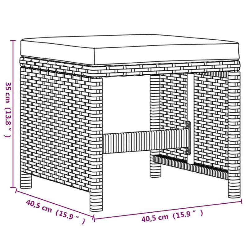 Casa si Gradina - Gradina si terasa - Mobilier exterior - Seturi mobila gradina - Set mobilier de exterior cu perne, 9 piese, bej, poliratan - Infinity.ro