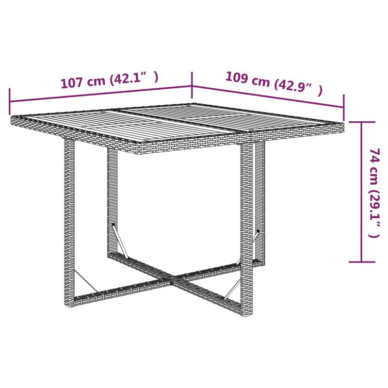 Casa si Gradina - Gradina si terasa - Mobilier exterior - Seturi mobila gradina - Set mobilier de exterior cu perne, 9 piese, bej, poliratan - Infinity.ro