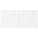 Casa si Gradina - Mobilier - Comode si corpuri - Comode - Servanta, alb, 160x36x75 cm, lemn prelucrat - Infinity.ro