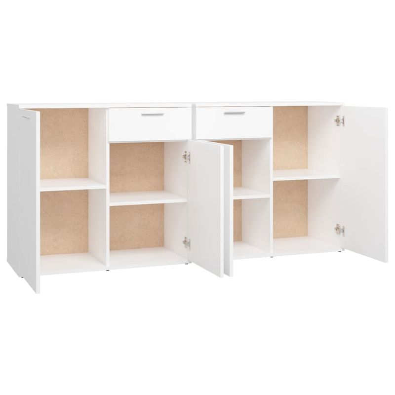 Casa si Gradina - Mobilier - Comode si corpuri - Comode - Servanta, alb, 160x36x75 cm, lemn prelucrat - Infinity.ro