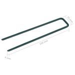 Casa si Gradina - Constructii - Feronerie si accesorii - Cuie - Cuie pentru iarba artificiala, 50 buc., fier, in forma de U - Infinity.ro