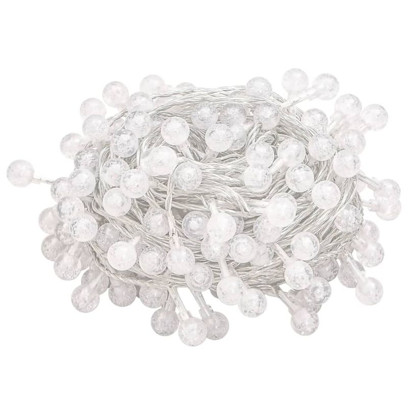 Casa si Gradina - Decoratiuni - Decoratiuni de sezon - vidalXL Ghirlanda luminoasa, 200 LED-uri, alb rece, 8 functii, 20 m - Infinity.ro