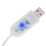 Casa si Gradina - Decoratiuni - Decoratiuni de sezon - vidalXL Ghirlanda luminoasa, 200 LED-uri, alb rece, 8 functii, 20 m - Infinity.ro