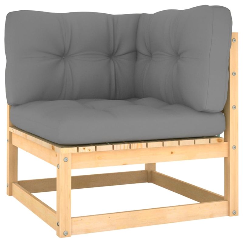 Casa si Gradina - Gradina si terasa - Mobilier exterior - Seturi mobila gradina - Set mobilier de gradina din 8 piese, lemn masiv de pin - Infinity.ro