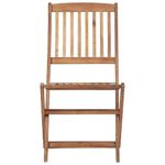 Casa si Gradina - Gradina si terasa - Mobilier exterior - Scaune si sezlonguri gradina - Scaune gradina pliabile cu perne, cu perne, 6 buc., lemn masiv de acacia - Infinity.ro
