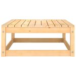 Casa si Gradina - Gradina si terasa - Mobilier exterior - Canapele si fotolii gradina - Canapea coltar de gradina cu perne, 2 piese, lemn masiv de pin, natural, model canapea de mijloc cu pernă de mijloc + suport pentru picioare - Infinity.ro