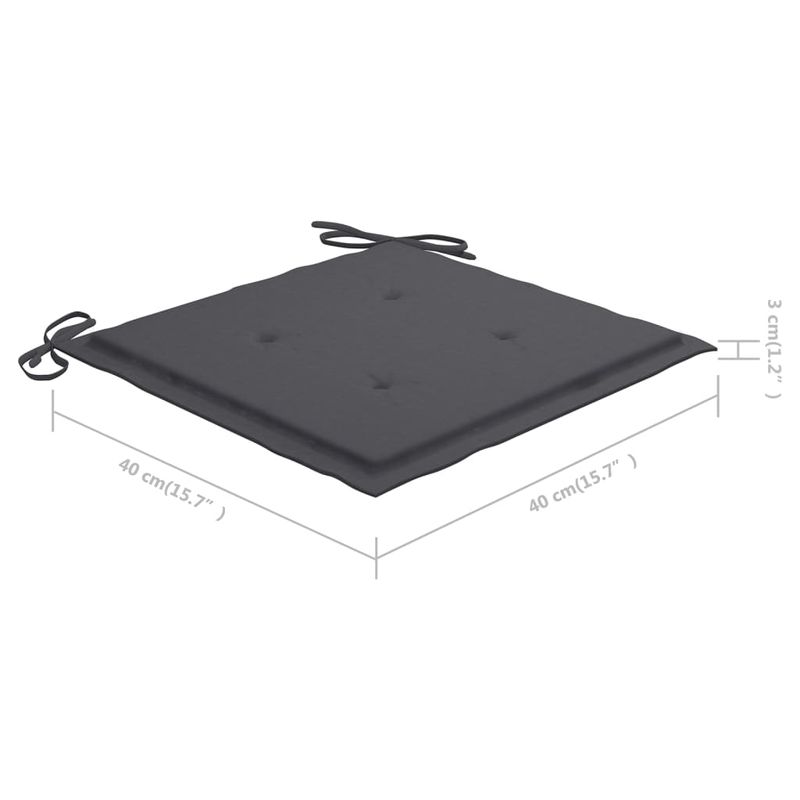 Casa si Gradina - Gradina si terasa - Mobilier exterior - Scaune si sezlonguri gradina - Scaune gradina cu perne , 6 buc., lemn masiv de tec - Infinity.ro
