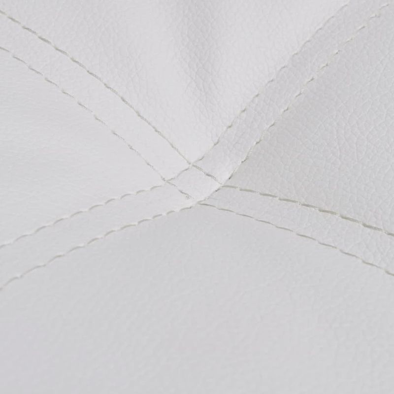 Casa si Gradina - Mobilier - Scaune si fotolii - Scaune - Sezlong cu perna, alb, piele ecologica - Infinity.ro