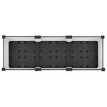 Casa si Gradina - Gradinarit si plante - Plante si ghivece - Ghivece si suporturi - Strat inaltat, 120x40x23 cm, polipropilena, alb - Infinity.ro