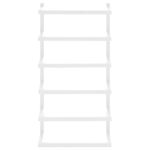 Casa si Gradina - Sanitare - Suporturi si accesorii baie - Suporturi baie - Suport de prosoape, alb, 24x12x48 cm, otel - Infinity.ro