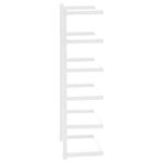 Casa si Gradina - Sanitare - Suporturi si accesorii baie - Suporturi baie - Suport de prosoape, alb, 24x12x48 cm, otel - Infinity.ro