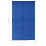 Casa si Gradina - Textile si covoare - Covoare - Covoare casa - Covoras de usa lavabil albastru 90x150 cm - Infinity.ro