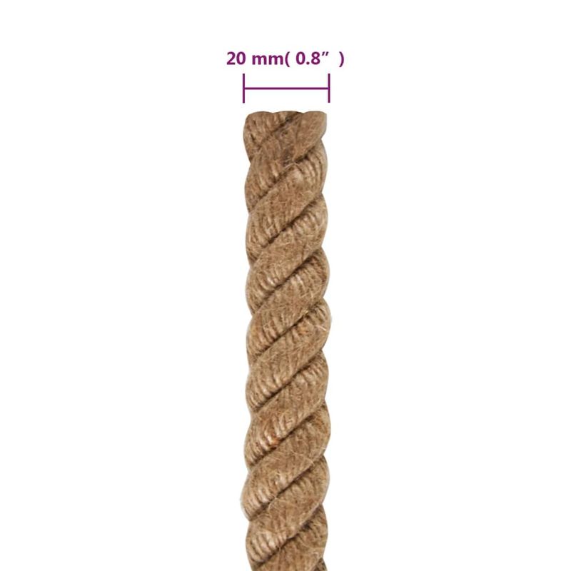 Casa si Gradina - Constructii - Feronerie si accesorii - Sfoara si lanturi - Franghie din iuta , 100 m, 100% iuta - Infinity.ro
