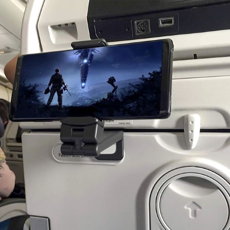 Laptop, Telefoane si Tablete - Telefoane mobile si accesorii - Accesorii Telefoane - Suport si docking telefoane - Suport telefon A.S.I.N.C , negru , pliabil si usor portabil , rotire 360 , material ABS , 95x35x35 mm , 97 grame - Infinity.ro