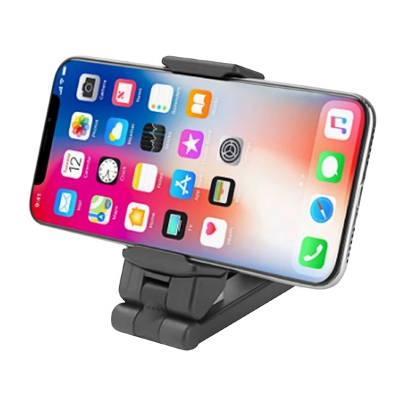 Laptop, Telefoane si Tablete - Telefoane mobile si accesorii - Accesorii Telefoane - Suport si docking telefoane - Suport telefon A.S.I.N.C , negru , pliabil si usor portabil , rotire 360 , material ABS , 95x35x35 mm , 97 grame - Infinity.ro