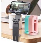 Laptop, Telefoane si Tablete - Telefoane mobile si accesorii - Accesorii Telefoane - Suport si docking telefoane - Suport telefon A.S.I.N.C , negru , pliabil si usor portabil , rotire 360 , material ABS , 95x35x35 mm , 97 grame - Infinity.ro