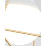 Casa si Gradina - Corpuri si surse de iluminat - Lustre si pendule - Lustra Zalis LuminiLux, Auriu, 20 cm, Metal, E27 - Infinity.ro