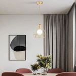 Casa si Gradina - Corpuri si surse de iluminat - Lustre si pendule - Lustra Zalis LuminiLux, Auriu, 20 cm, Metal, E27 - Infinity.ro