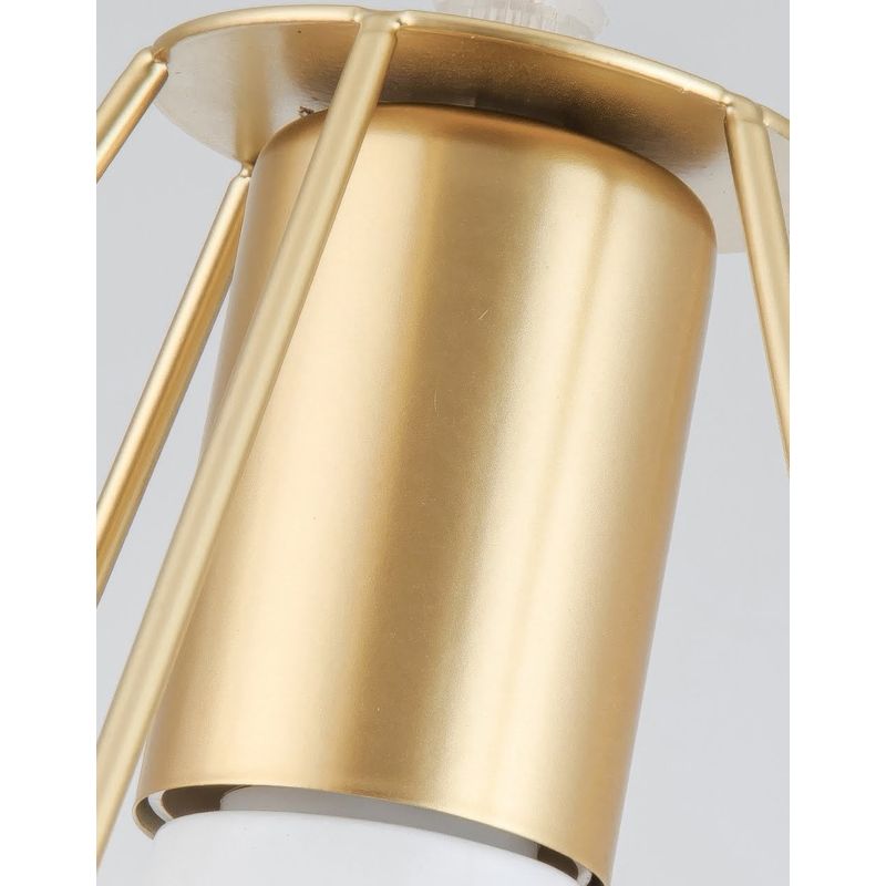 Casa si Gradina - Corpuri si surse de iluminat - Lustre si pendule - Lustra Zalis LuminiLux, Auriu, 20 cm, Metal, E27 - Infinity.ro