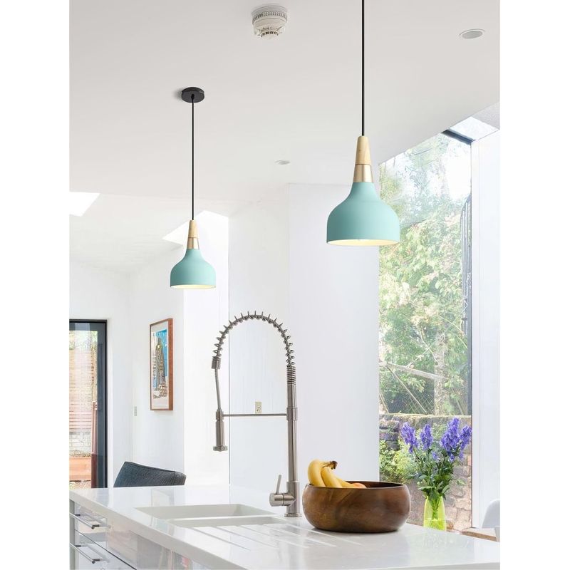 Casa si Gradina - Corpuri si surse de iluminat - Lustre si pendule - Lustra Swirl, LuminiLux,Verde, 22 x 15 cm, Metal, E27 - Infinity.ro